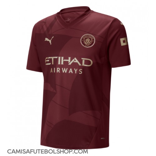 Camisa de time de futebol Manchester City Replicas 3º Equipamento 2024-25 Manga Curta